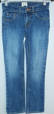 Children's Place Girl's Adjustable Waist Blue Jeans 6x / 7 Skinny Stretch