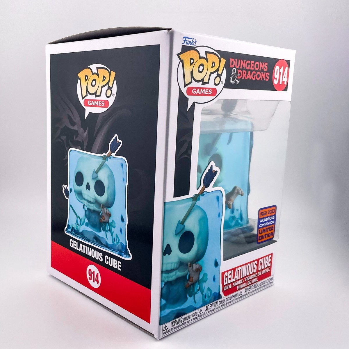 Blue Gelatinous Cube Funko Pop - 2023 Wondercon Exclusive