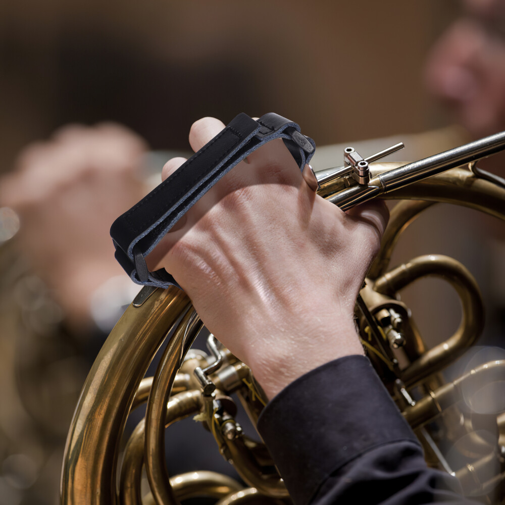 French Horn Hand Grip Adjustable Hand Holding Strap Instrument Hand Pad