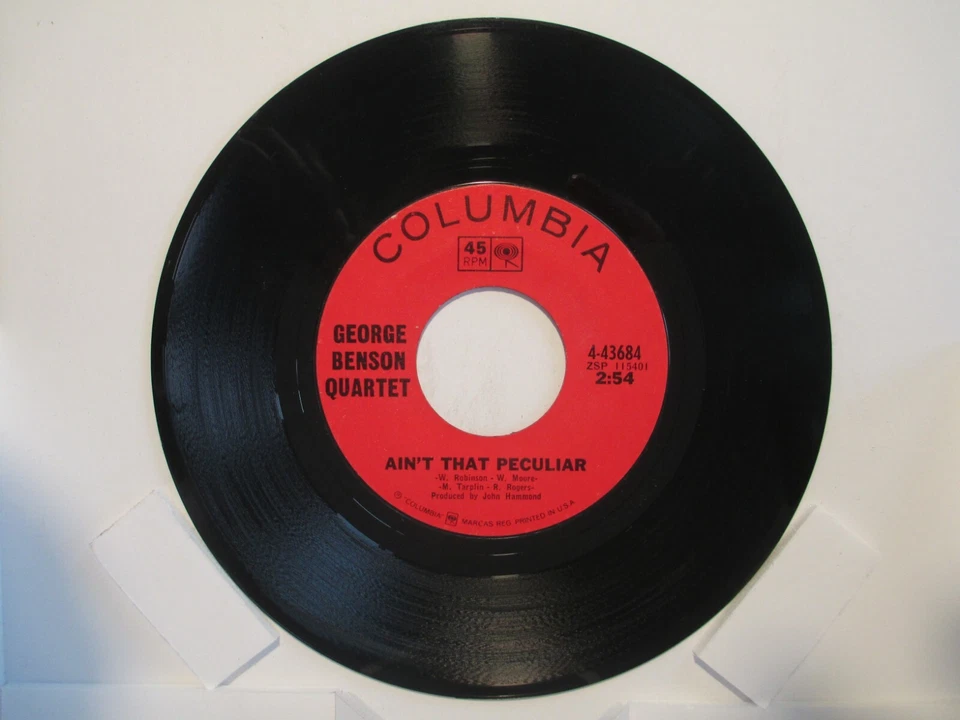 4-43684 George Benson Quartet Columbia Records 45 RPM 383B35 Foto 2 de 3