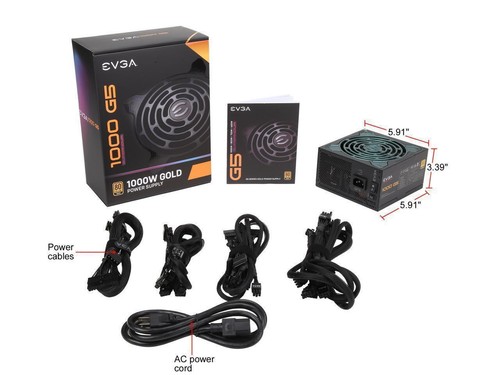 EVGA SuperNOVA 1000 G5 80 Plus Gold 1000W Fully Modular Eco Mode with New HDB - Afbeelding 8 van 8