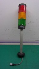 WERMA 3 SECTION STACK LIGHT 840 080 00 WITH BASE OVERALL HEIGHT 18"