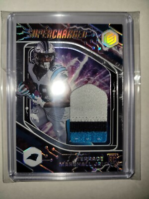 2021 Elements Terrace Marshall Jr. Silver Supercharged Patch /47 RC Panthers