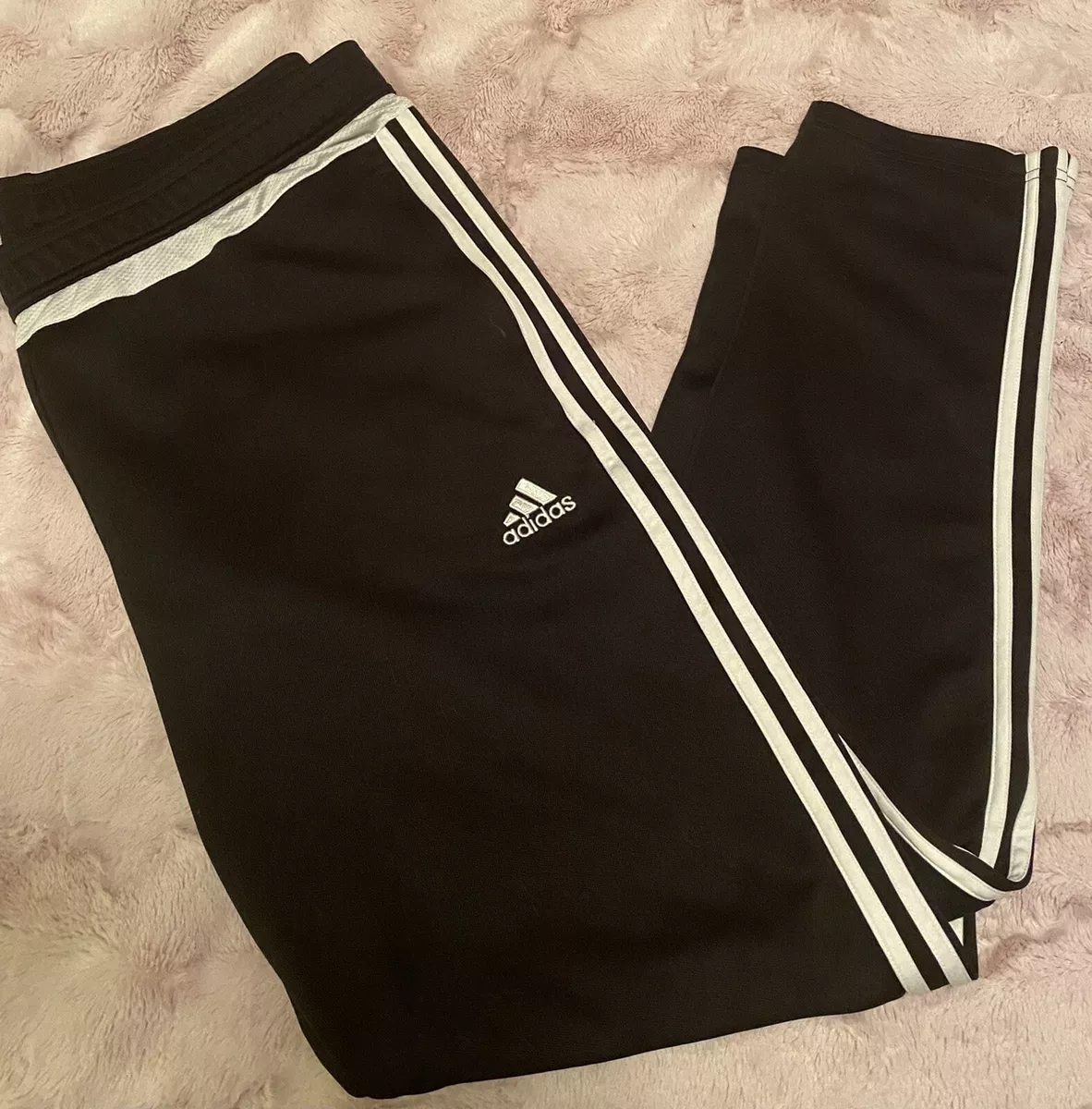 womens adidas Climacool track Athletic Pants 3 stripe XL zip bottoms  activewear