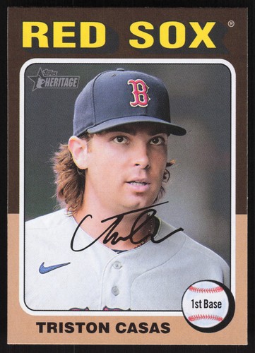 2024 Topps Heritage #352 Triston Casas | Baseball Card