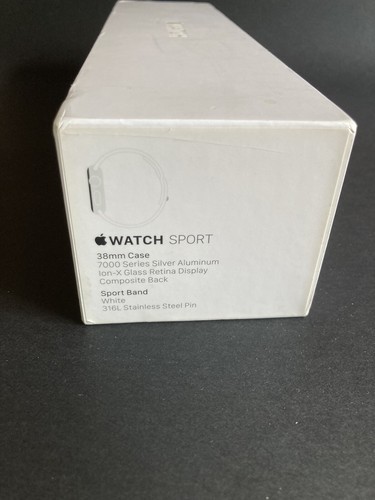 Apple Watch 38 mm Serie 1 alluminio silver/bianco (1a generazione) OTTIMO - Foto 3 di 13