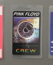 Pink Floyd backstage pass Laminated CREW !