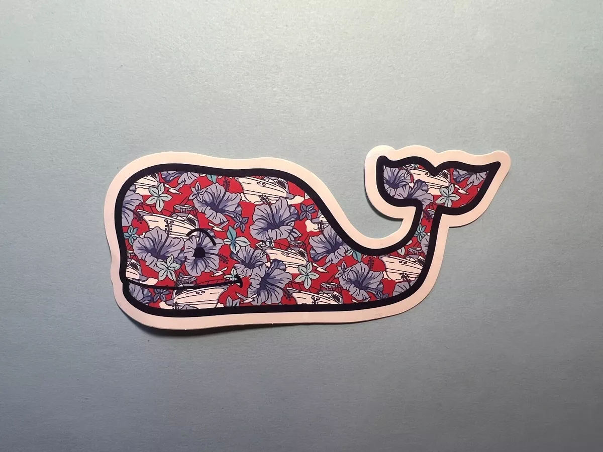 VINEYARD VINES WHALE STICKER BRAND NEW LOGO FLORAL BOAT FLOWER EDSFTG STICKER