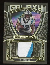 DJ Moore 2021 Panini Obsidian Patch Relic Serial Galaxy Gear Serial #d 7/25