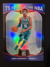 2021-22 Prizm Basketball James Bouknight SILVER HOLO 75 Years Of The NBA Rookie