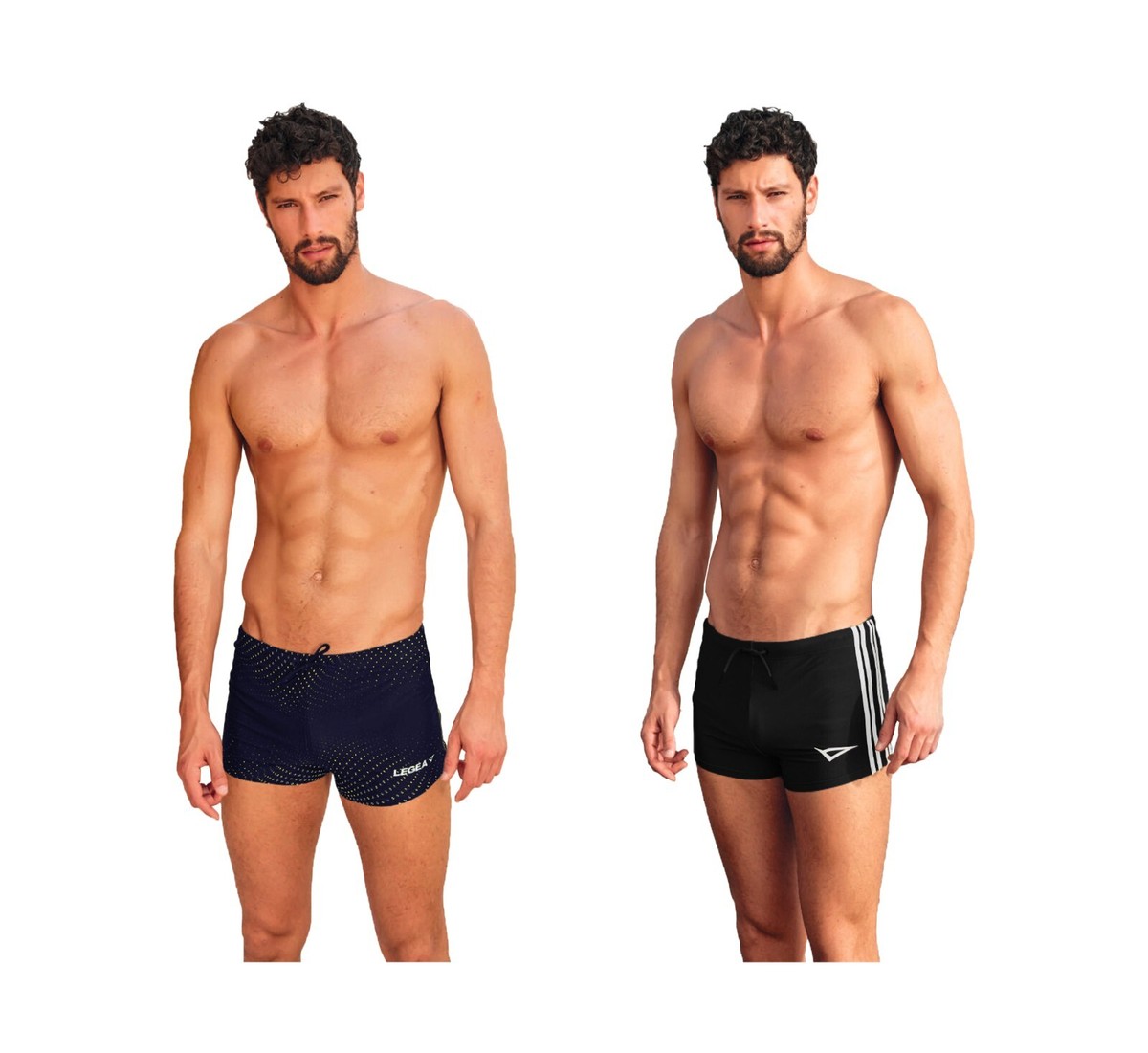 Costume Da Bagno Uomo Boxer - Pantaloncini Elastici Con Coulisse, Nuoto Spiaggia Piscina - Foto 4
