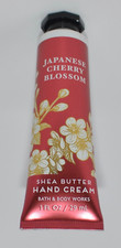 1 BATH BODY WORKS JAPANESE CHERRY BLOSSOM HAND CREAM LOTION SHEA BUTTER TRAVEL