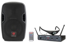 Samson Airline 88 Wireless Headset Mic+8" Bluetooth Speaker 4 Yoga/spin/pilates