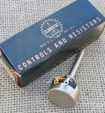 CLAROSTAT 43C1-30 POTENTIOMETER 30K Ohms, 2W Wire Wound, 2" Shaft