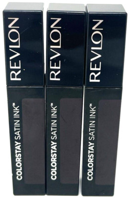 (3) Revlon Colorstay Satin Ink Liquid Lipcolor Sealed 036 - Royal Amethyst
