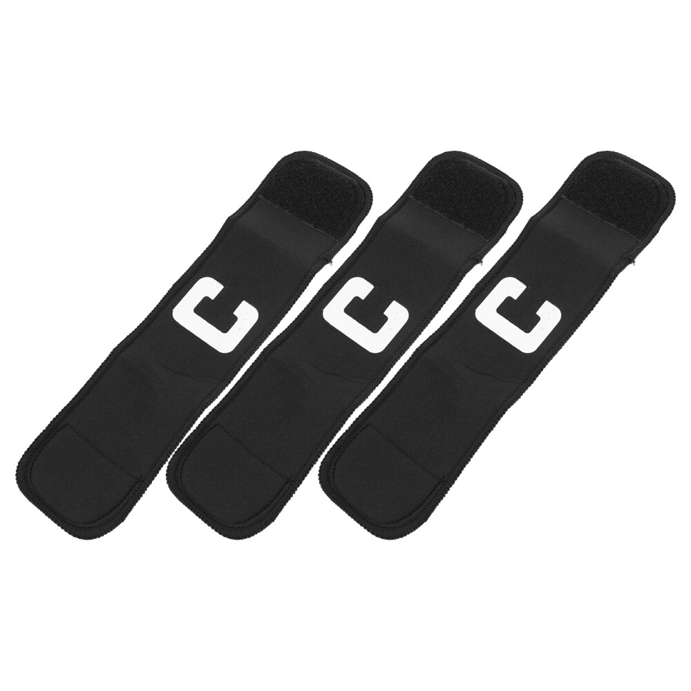 3 Pcs Captain Armband Soccer Armband Sports Arm Bands Portable Long