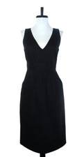 J CREW Black cotton sleeveless dress with pockets 4