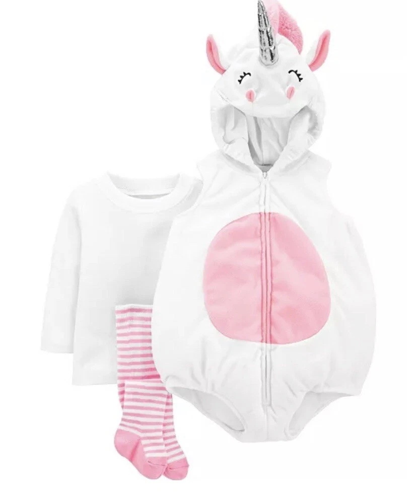Baby Girl Carters Little Unicorn Halloween Costume Set Size 24 months New Sealed