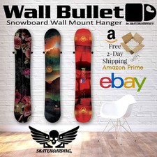Wall Bullet Snowboard Wall Mount Hanger Display Storage Rack Burton GNU Capita