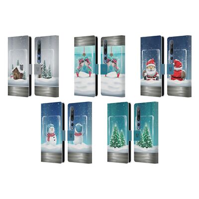 HEAD CASE DESIGNS CHRISTMAS IN JARS LEATHER BOOK WALLET CASE FOR XIAOMI PHONES