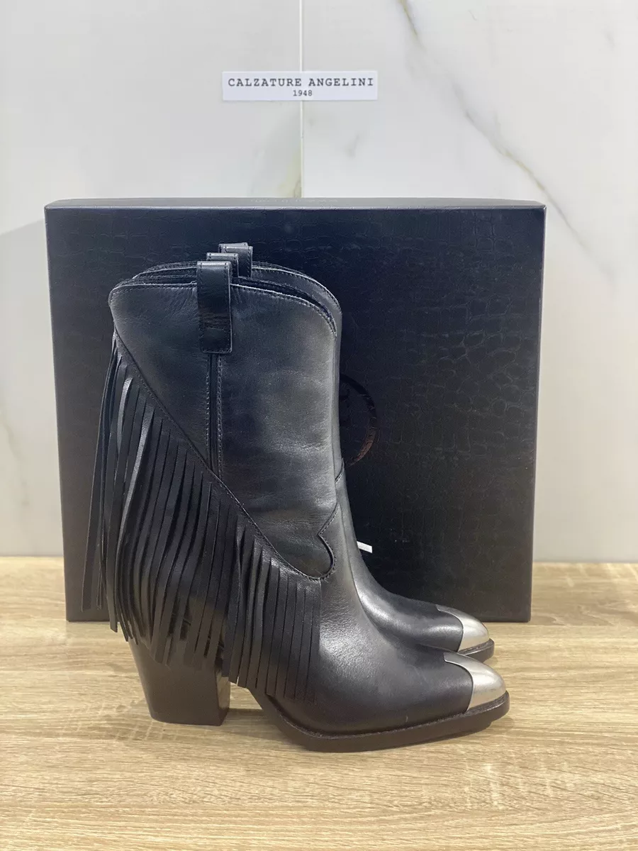 Botte a discount frange noir