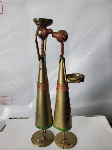 2 Wrought Iron Tribal Ornaments - Picture 4 of 7