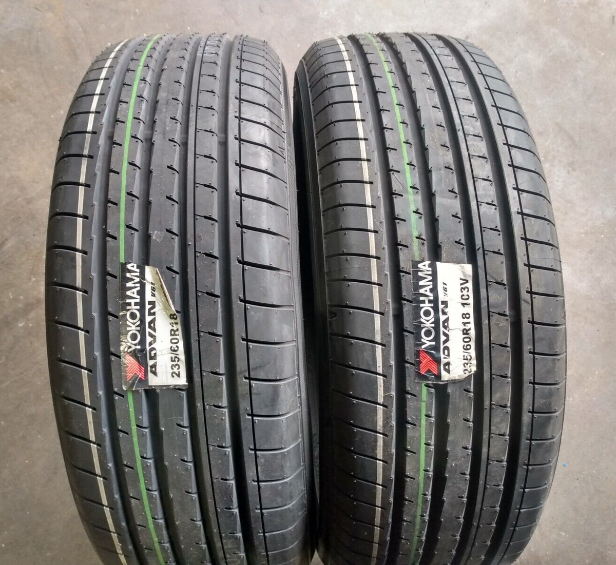 2x 235/60 R18 Yokohama Advan V61 103V X2 *CLEARANCE* 2356018
