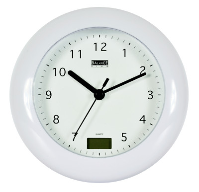 Balance 506271 Circle Weiß Quartz Wall Clock   Wanduhr, B-Ware