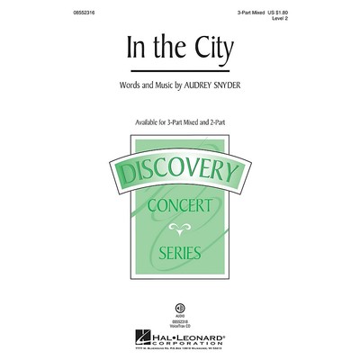 In the City (Discovery Level 2) 3-Part Mixed composed by Audrey Snyder