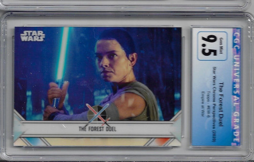 2020 Star Wars Chrome Perspectives The Forest Duel Empire at War CGC 9.5