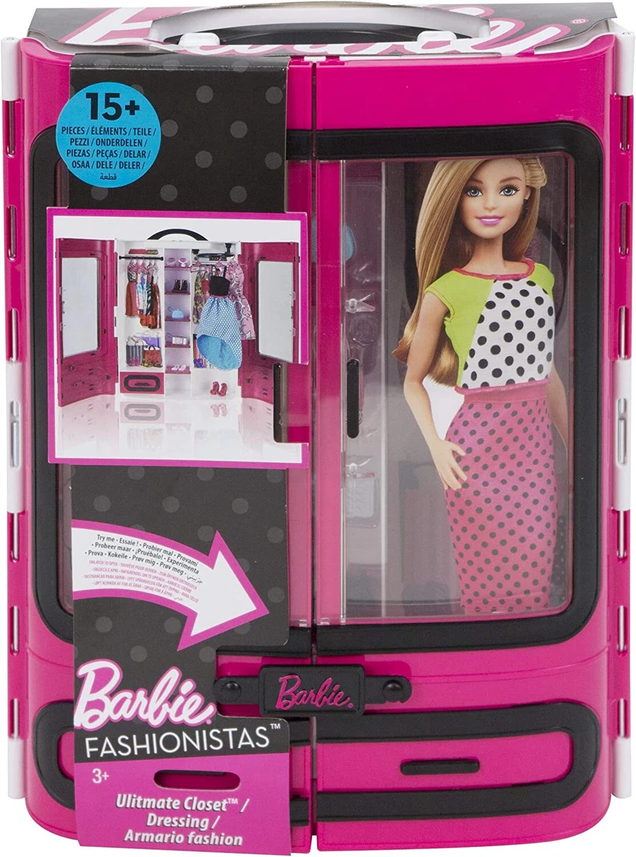 Barbie Fashionistas Ultimate Closet Doll and Accessories