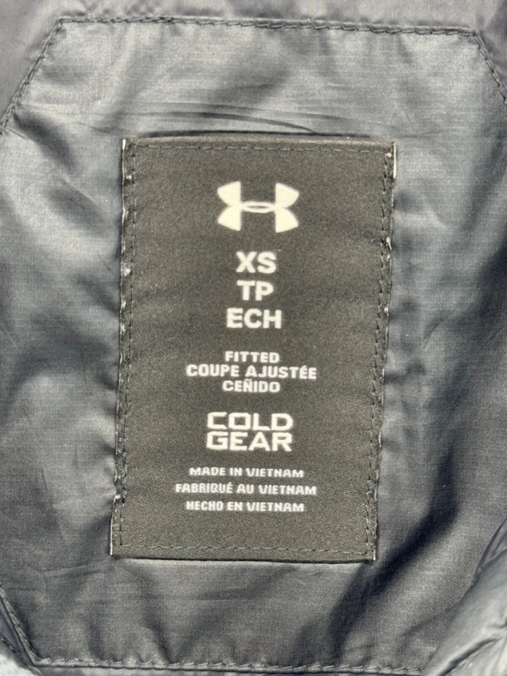 Chaqueta de invierno Under Armour para mujer Willow Parka con aislamiento de cremallera negra talla XS Foto 2 de 4