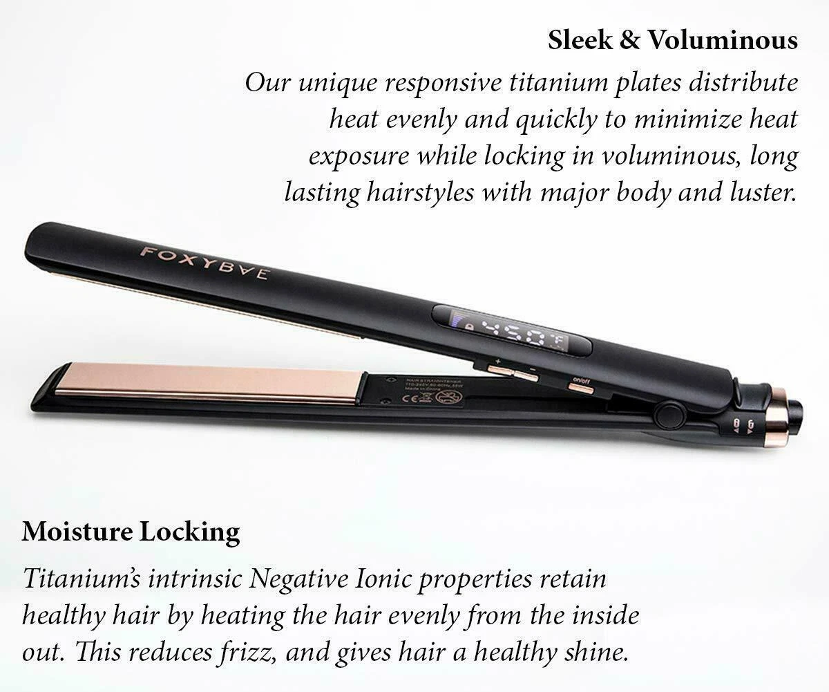 Foxybae rose gold tres sleek flat iron clearance review