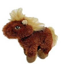 Ganz Webkinz Brown Horse HS103 Lil Kinz Pony Plush Stuffed Animal No Code