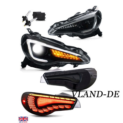 4PCS VLAND LED Scheinwerfer&Rückleuchten für Scion FR-S Toyota 86 BRZ 2012-2020