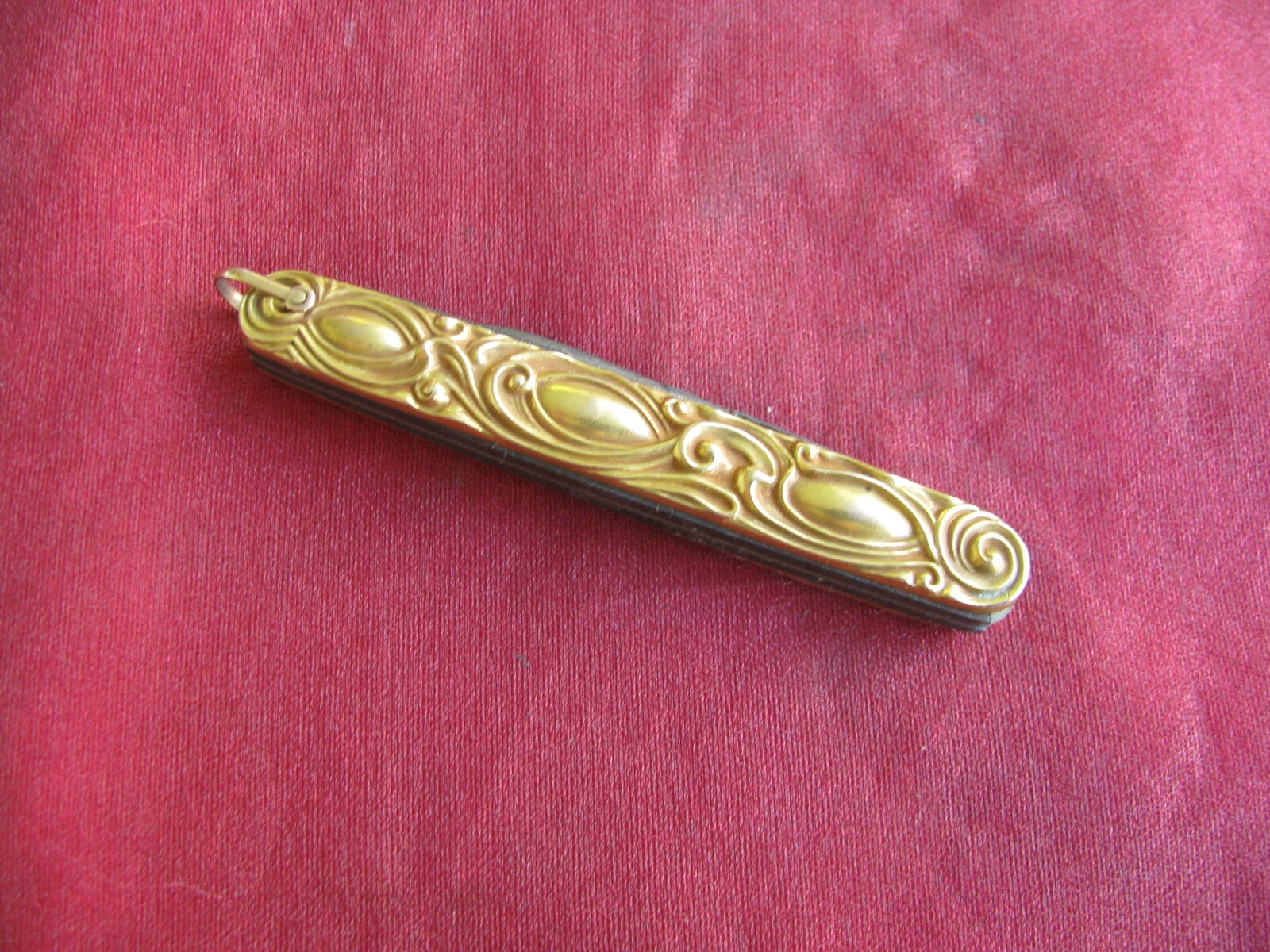 L&K Vintage 4Blade Gentleman's Pocket Knife, 14K Gold Art Nouveau Scales eBay