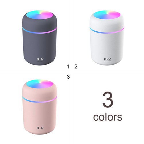 Air Humidifier USB Aroma Essential Oil Diffuser with LED Night Light Relax Home - Picture 9 of 14