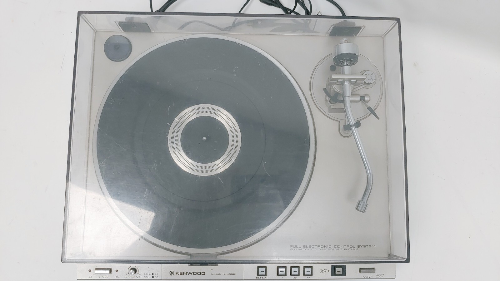 Kenwood KD4100R Turntable for Parts / Repair eBay