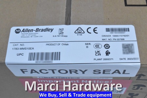 2023 Sealed Allen Bradley 1783-MMS10EA /A Stratix 5800 - Picture 11 of 20