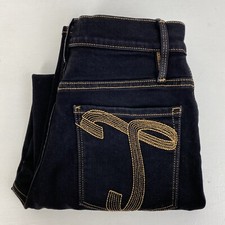 Tommy Hilfiger & Zendaya Cropped High Waist  Mom Button Up Jeans Size 27 EUC JEV