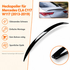 Für Mercedes CLA W117 Heckklappenspoiler Sport Glanz Spoilerlippe Heckblende Für Mercedes CLA W117 Heckklappenspoiler Sport Glanz Spoilerlippe Heckblende