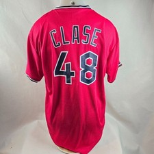 Cleveland Guardians Jersey Mens XL Red Emmanuel Clase 48 Baseball BDA Sports SGA