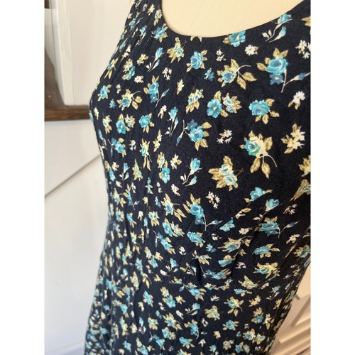 Vintage Y2K Whimsigoth Fairy Cottagecore Grunge Floral Maxi Dress M 90s Sz M? - Picture 3 of 6