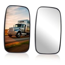 2PCS 12.6x7.5 inch Large Truck mirrors-Glass tractor mirrors-Side Mirrors for
