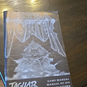 Atari Jaguar Ultra Vortek Original Manual Only English French German