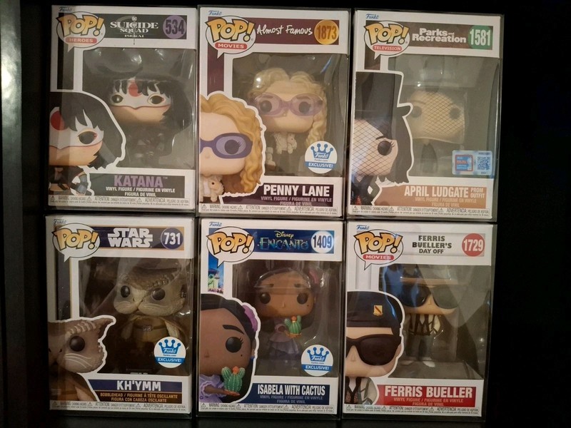 Funko Lot Assortment Of 6 Different Characters