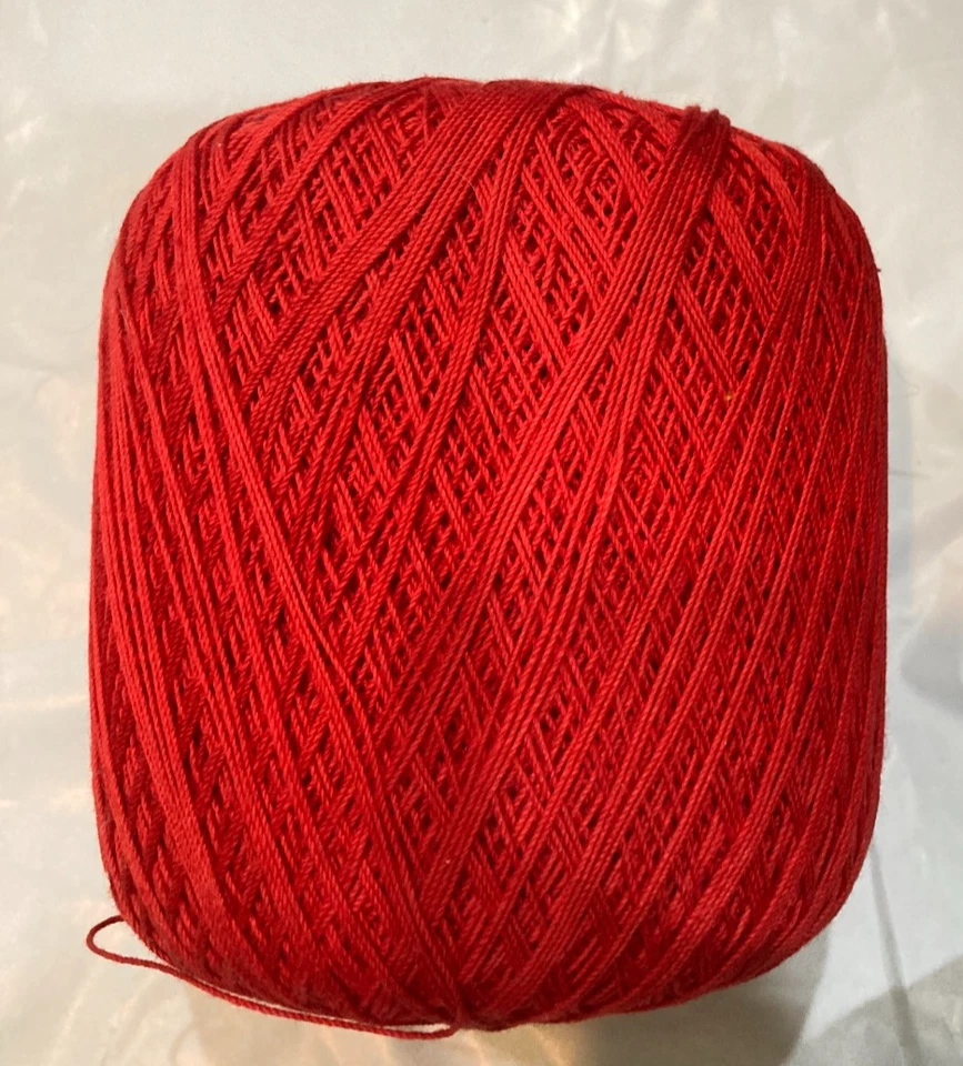 Hilo de ganchillo talla 10 y 3, tía Lydia, corazón rojo, lirio, DMC, otros Foto 2 de 4