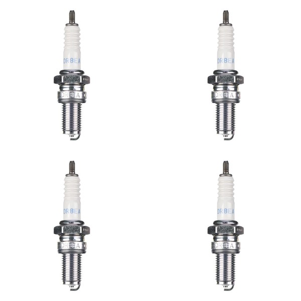 NGK ZüNdkerze DR8EA 7162 4Er Set (FüR: Malaguti Madison 250 ZJM54 99-03 )-image
