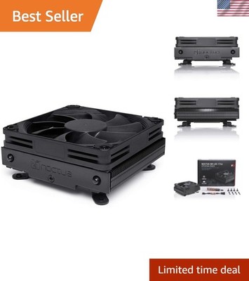 Low-Noise CPU Cooler with NT-H1 Paste for Intel Systems - Black Style