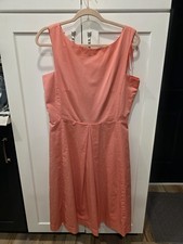 Talbot Sz 10 salmon pink Coral Lined New Without Tags Festival Classic Vacation
